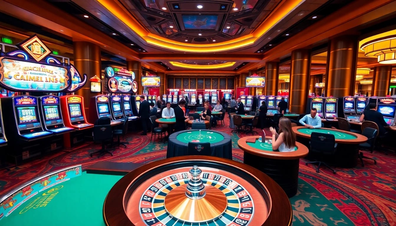 Engage in exciting gameplay at ZX88's vibrant casino with thrilling slot machines and poker tables.