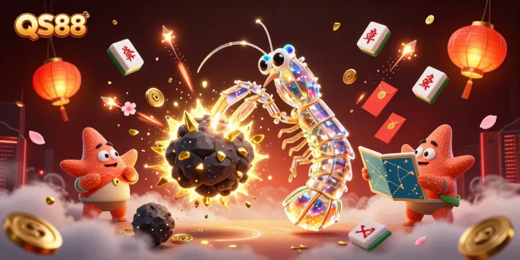 Experience thrilling gambling action at QS88 with vibrant visuals and dynamic gameplay elements.