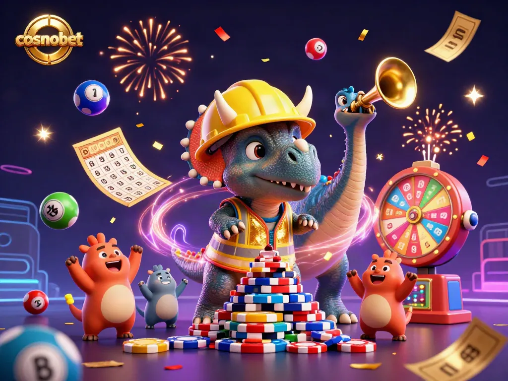 Experience thrilling wins at Cosmobet with vibrant celebration and dynamic lottery excitement!