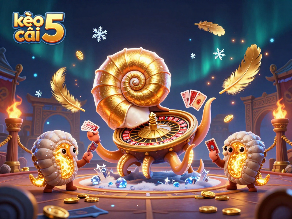 Engage in exciting betting with kèo nhà cái 5 at a vibrant 3D casino scene.