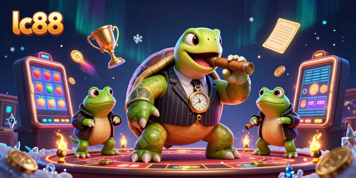 Experience thrilling casino adventures with lc88's vibrant 3D mobs in a lively gaming scene.