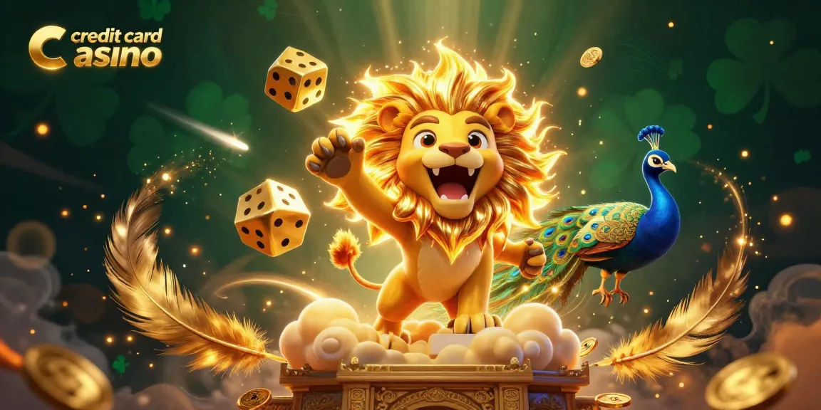 Play at a thrilling credit card casino with vibrant characters and exciting game elements.