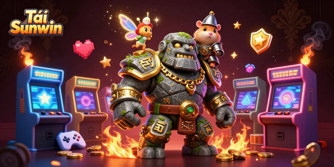 Tải Sunwin offers exciting gameplay with animated characters and vibrant casino elements.