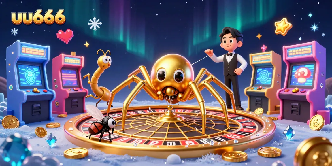 uu666 spin the roulette wheel with vibrant game elements around a fun casino scene