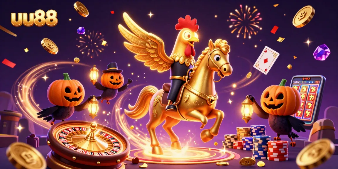 Experience thrilling action at uu88 with vibrant gaming scenes and exciting casino elements.